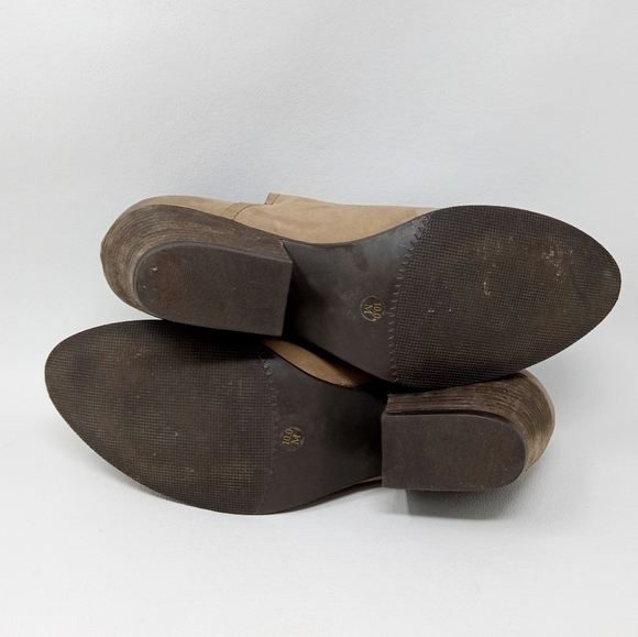 Steve Madden Adelphie Pointed Toe Cut Out Brown Ankle Boots, Women's Size 10 - Picture 10 of 13